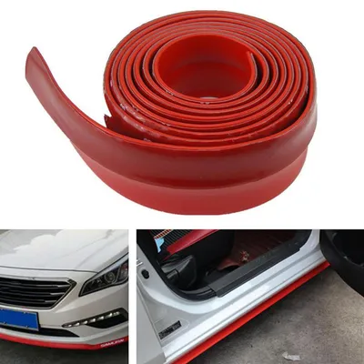 Obrázok produktu pre Univerzálny spojler na nárazník a prahy, červený, 5 cm x 2,5 m