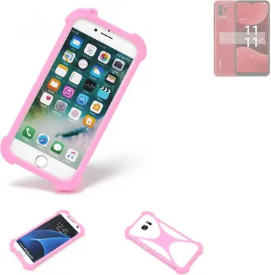 Produktbild von K-S-Trade Handy Hülle kompatibel mit Lava Blaze NXT Schutz Hülle Bumper Silikon Schutz Hülle Cover Case Silikoncase Silikonbumper TPU Softcase