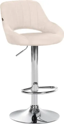 Immagine prodotto di Sgabello da bar in tessuto - sgabello di design - regolabile in altezza e girevole a 360°