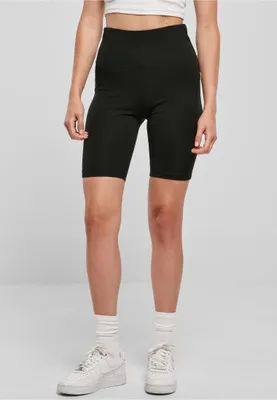 Produktbild von Urban Classics TB5014 | Ladies Organic Stretch Jersey Cycle Shorts Radlerhose - Farbe: Black - Größe: XS