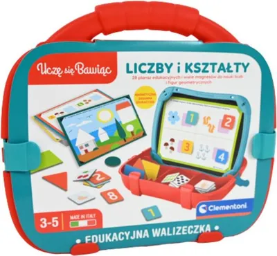 Image de CLEMENTONI CLE walizeczka edukacyjna kształty i liczby 50392