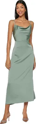 Produktbild von Vila Ravenna Strap ärmelloses Langes Kleid Grün 34 Frau Grün 34