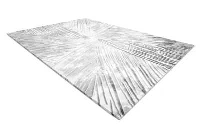 Produktbild von Dywan AKRYL VALS 0W1733 C53 47 Abstrakcja przestrzenny 3D gwiazda kość słoniowa /  szary 240x340 cm