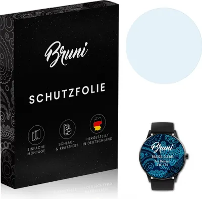 Produktbild von Bruni Basics-Clear 2x Schutzfolie kompatibel mit Denver SW-173 Folie