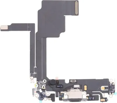 Obrázek produktu pro Originální flex kabel pro nabíjecí port pro iPhone 15 Pro - černý