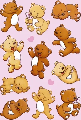 Produktbild von HERMA 6399 10x Sticker MAGIC Bärchen mit Herz, Sponge