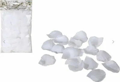 Produktbild von Künstliche Rosenblätter weiß 150 Stück