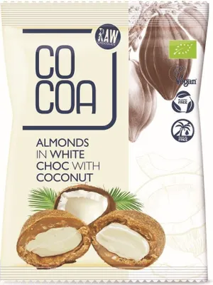 Obrázok produktu pre MANDLE V BIELOM KOKOSOVOM PLETE70 g - KAKA