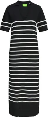 Produktbild von Jack & Jones Layla Comfy Jjxx Kurzarm Midi-kleid Schwarz M Damen Schwarz M
