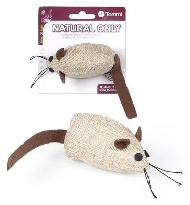 Produktbild von Naturhellbraune Maus mit braunem Schwanz