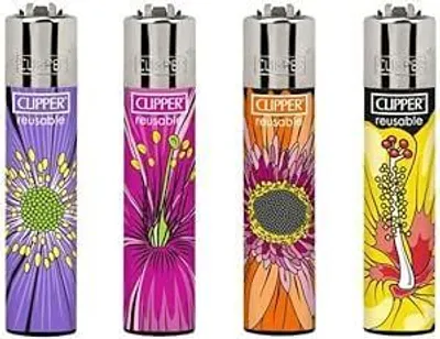 Immagine prodotto di Accendino Clipper ' Living Natures' Set di 4 adesivi DHOBIA inclusi
