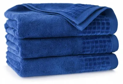 Produktbild von Handtuch - 100% Baumwolle - 500 g/m2 - 70x140 cm - Extra Saugfähig - Dunkelblau - hohe Grammatur - PAULO3