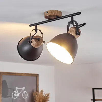 Produktbild von Verago »Verago« Deckenlampe aus Metall schwarz/braun