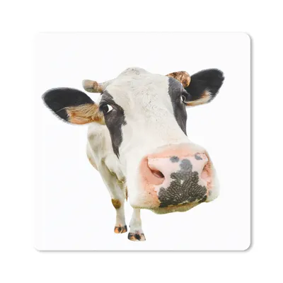 Produktbild von MuchoWow® Mauspad Mousepad Kühe - Weiß - Makro 30x30 cm - Mousepads - Maus Mat - Pad - Mausunterlage - Gaming