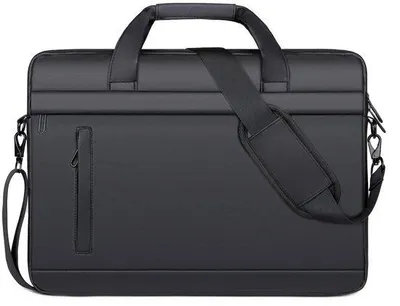 Image de Sac à dos pour ordinateur portable avec poche intérieure hydrofuge, noir