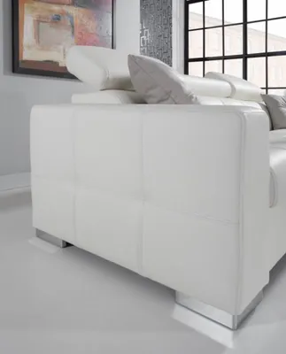 Produktbild von Design Ecksofa Wohnlandschaft Polster Eck 100% Leder Sofa Couch Sitz Garnitur