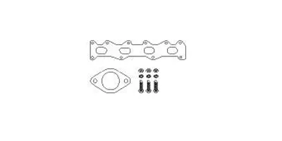Produktbild von HJS Montagesatz Katalysator 82 32 6984 für FIAT STILO (192)