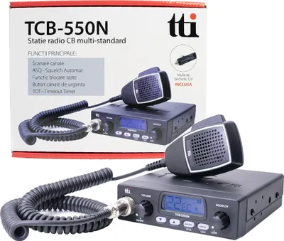 Obrázek produktu pro Rádiový vysílač CB TTi TCB-550 N s automatickým squelchem