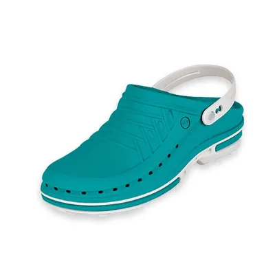 Produktbild von Berufsschuhe CLOG 06 - weiß/grün - 37/38