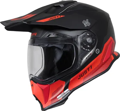 Immagine prodotto di Casco da motocross Just1 J14-F Elite, nero opaco/rosso, S (55/56)