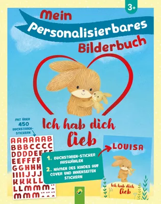 Image de Mein personalisierbares Bilderbuch - Ich hab dich lieb