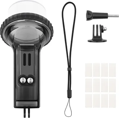 Produktbild von Wasserdichtes Gehäuse für Sportkamera, Tauchgehäuse für Unterwasseraufnahmen, 60 Meter, mit Halterung, Ersatz für die Osmo Pocket 2 Action Camera