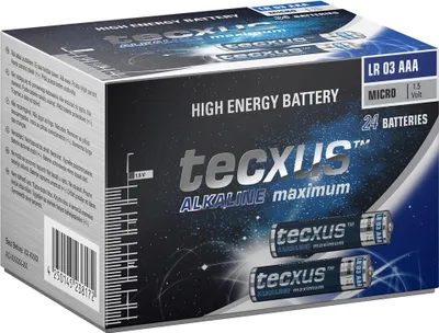 Obrázok produktu pre Tecxus LR 03 - AAA 24 (Micro) Jednorazová alkalická batéria
