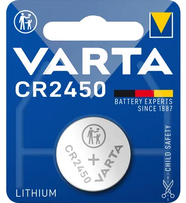 Obrázok produktu pre VARTA CR2450 gombíková 3V lítiová minca pre malé spotrebiče