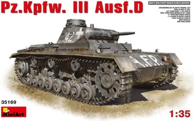 Immagine prodotto di MiniArt Pz.Kpfw.3 Ausf.D  1:35 35169