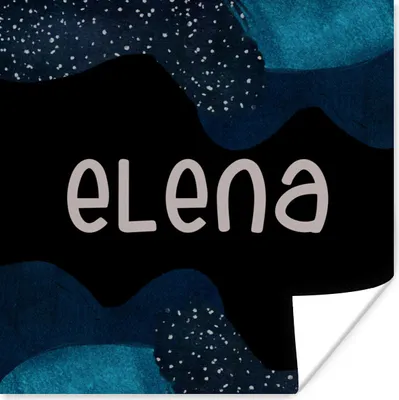 Produktbild von MuchoWow® Poster Elena - Pastell - Mädchen 100x100 cm - Babyzimmer