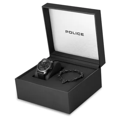 Produktbild von Police PL15714JSB.02A Bleder Set Herrenuhr 44mm 5ATM
