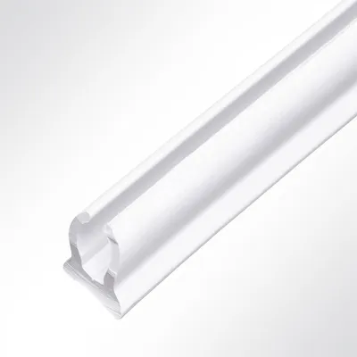 Produktbild von Lysel® Kederschiene Kederleiste Kunststoff Weiß Länge 1m für Keder 5,5 - 7,5mm