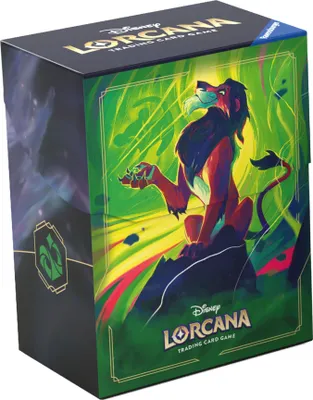 Produktbild von Disney Lorcana TCG Deckbox Scar