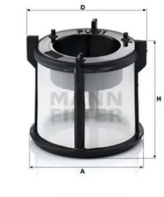 Produktbild von MANN-FILTER Diesel Filter Spritfilter Polyurethan51 z 4011558683214