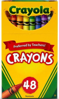 Obrázok produktu pre Crayola | Súprava voskových pasteliek - 48 farieb - Netoxické - Robustná kvalita - Ideálne pre deti
