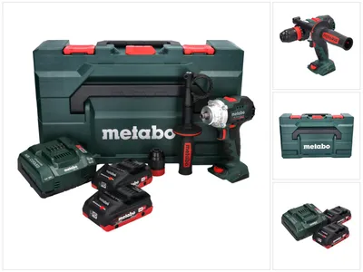Obrázek produktu pro Metabo BS 18 LTX BL Q I Akumulátorový vrtací šroubovák 18 V 130 Nm + 2x baterie 4,0 Ah + nabíječka + metaBOX