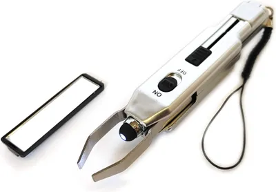 Produktbild von Multifunktions Pinzette mit LED Licht Spiegel Eingabestift Werkzeug Haarpinzette