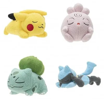 Produktbild von Jazwares Pokémon Sleeping Teddybär Mehrfarbig  Mehrfarbig One Size
