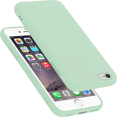 Produktbild von Cadorabo Schutzhülle für Apple iPhone 6 / 6S Hülle in Grün Handyhülle Case Cover TPU Etui