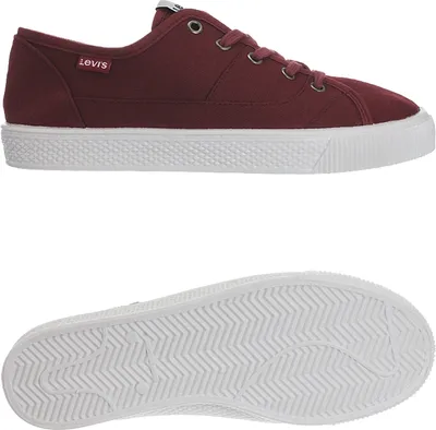 Produktbild von Levis Malibu W Segeltuch Schuhe mit geschäumter Innensohle und Metall-Ösen, leichtgewichtig