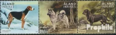 Produktbild von Briefmarken Finnland - Aland 2015 Mi 410-412 Dreierstreifen (kompl.Ausg.) postfrisch Jagdhunde