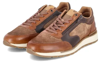Immagine prodotto di Bullboxer, scarpa da ginnastica bassa da uomo, color marrone, in pelle, taglia: 42