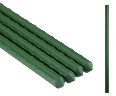 Obrázek produktu pro Relaxdays opěrné tyče, sada 10 ks, 75 cm, Ø 10 mm, ocel potažená plastem, opora pro popínavé rostliny, opěrné tyče, zelené