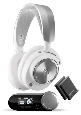 Productafbeelding van SteelSeries Arctis Nova Pro Wireless gaming-headset – geschikt voor meerdere systemen – met magnetische oordopjes