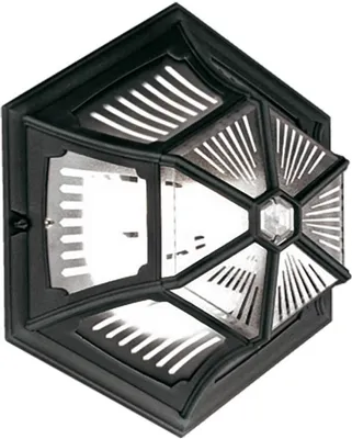 Produktbild von Elstead Parish Außen-Deckenleuchte E27 Schwarz IP44,  UK