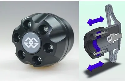 Produktbild von Gilles Sturzpads Yamaha YZF R1 RN32 '15- schwarz YZF-R1 M RN32