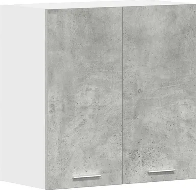 Produktbild von Küchenwandschrank Betongrau 60x31x60 cm Holzwerkstoff