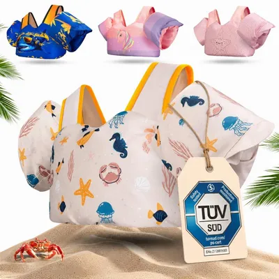 Produktbild von Kinder-Schwimmweste mit Schwimmflügeln für zusätzliche Sicherheit