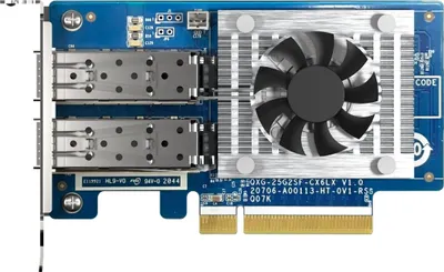 Obrázok produktu pre QNAP QXG-25G2SF-CX6 Netzwerkadapter PCIe 25GBE SFP28