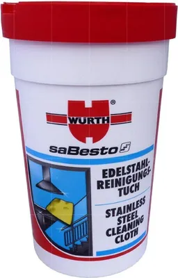 Productafbeelding van Würth 089312130 Edelstahl-Pflegetuch (30 Tücher) [Haushaltswaren]